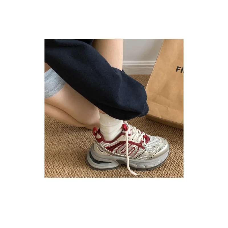 Anime Story Shock Absorbers Slip Resistant, Abrasion Resistant, Breathable Low Top Chunky Sneakers Women's-4