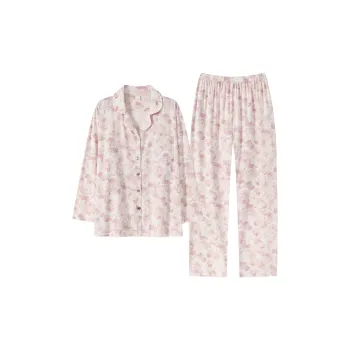 MADALLO Pajama Set Women's Romantic Peach Pink
