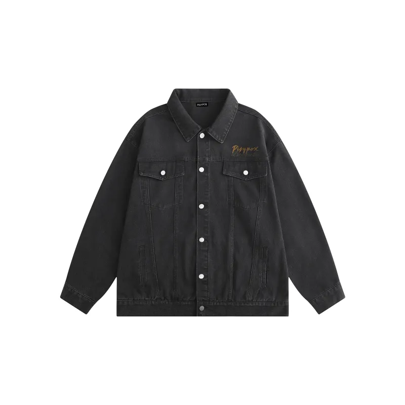 PISYPOX Denim Jackets Unisex-3