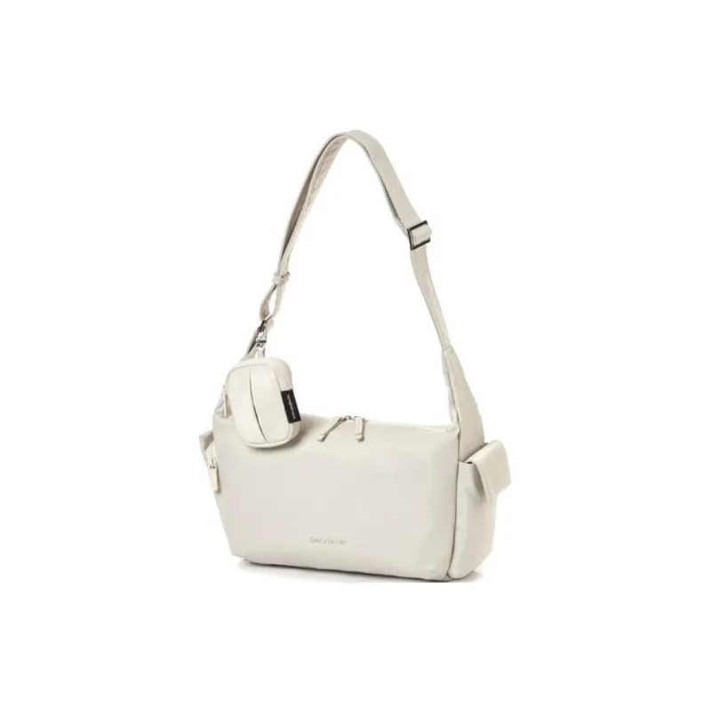 SAMSONITE Nylon With Polyester Crossbody Bag, Shoulder Bag Women's Light Gray-1