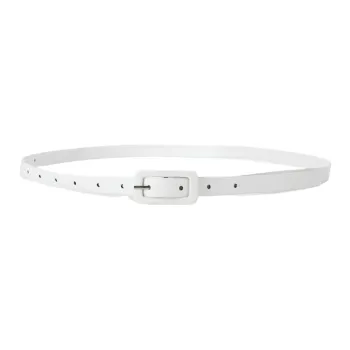 Emperor Penguin Slim Decoration Dress Waist Cincher PU Leather Belts Women's Width 1.5CM