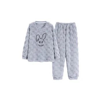 The Story Of The Flower Season Pajama Set Women's Light Gray