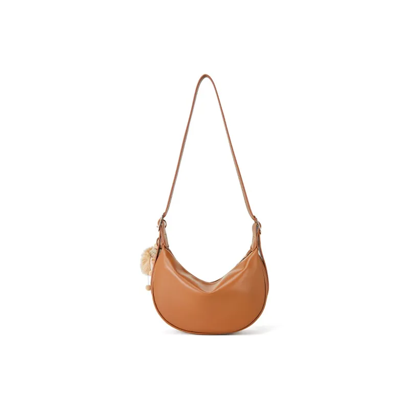 BOSTANTEN PU Shoulder Bag Regular Women's Black/Brown/Ecru-5