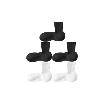 BEAR UNION Mid-Calf Socks Unisex 5 Pack