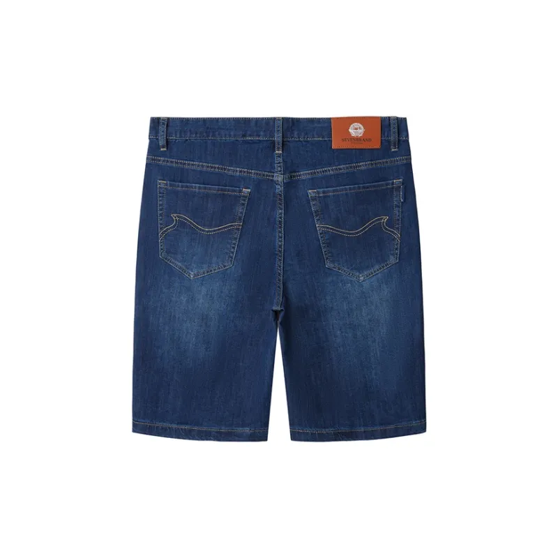 SEVEN Denim Shorts Men's Royal Blue-1