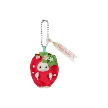Sylvanian Families Strawberry Dolls Plush Pendant Small Size Tall