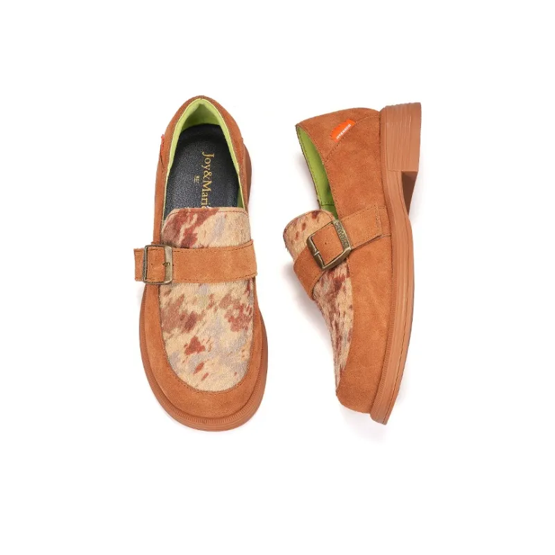 Joy&Mario Loafers Women's Camel/Coffee-3