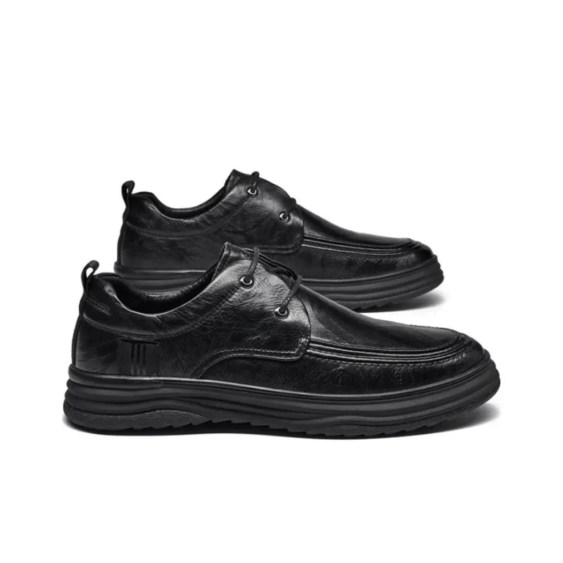 HARSON Derby Casual Shoes Men's Black-2