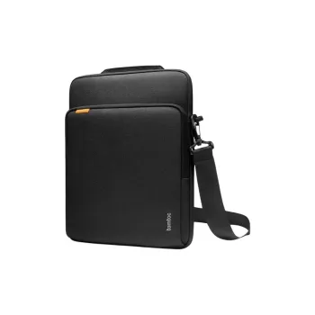 Tomtoc Polyester Shoulder Bag Regular Unisex Classic Black