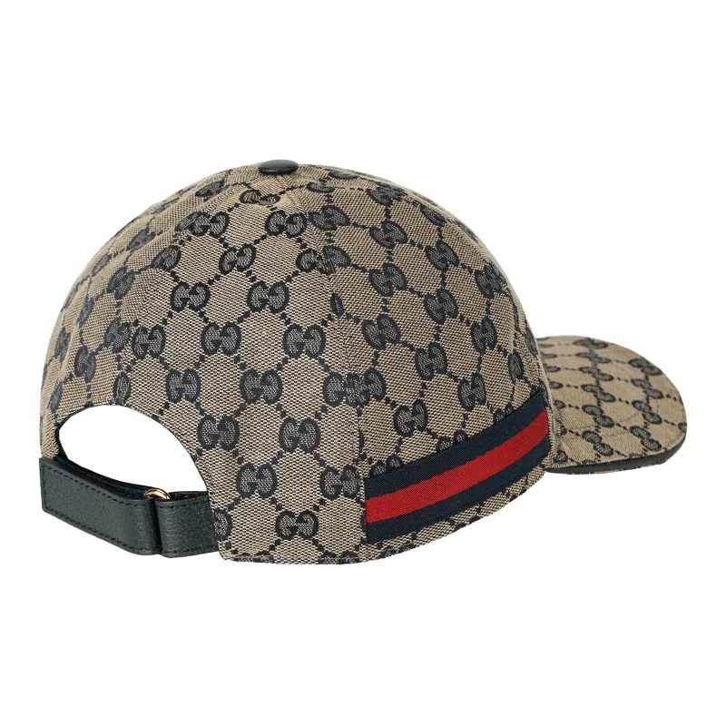 GUCCI Original GG Canvas Baseball Hat With Web-2