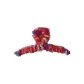 Red Plush Claw Clip