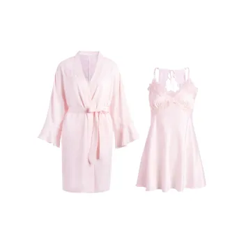 Flow Yarn Pajama Set Women's Pink