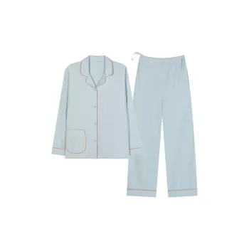 Follow The United States Pajama Set Women's Sky Blue