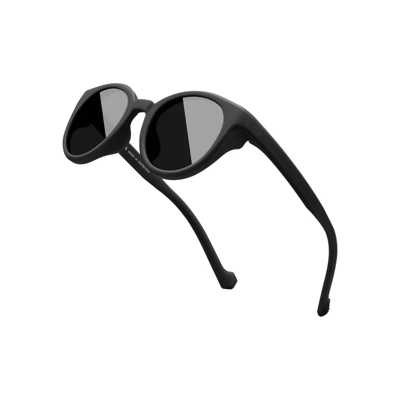 PULAIS TR/Memory Plastic Round Sunglasses Women's-18