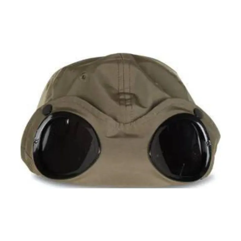 C.P.Company Polyamide Baseball Caps Men's Brown-1