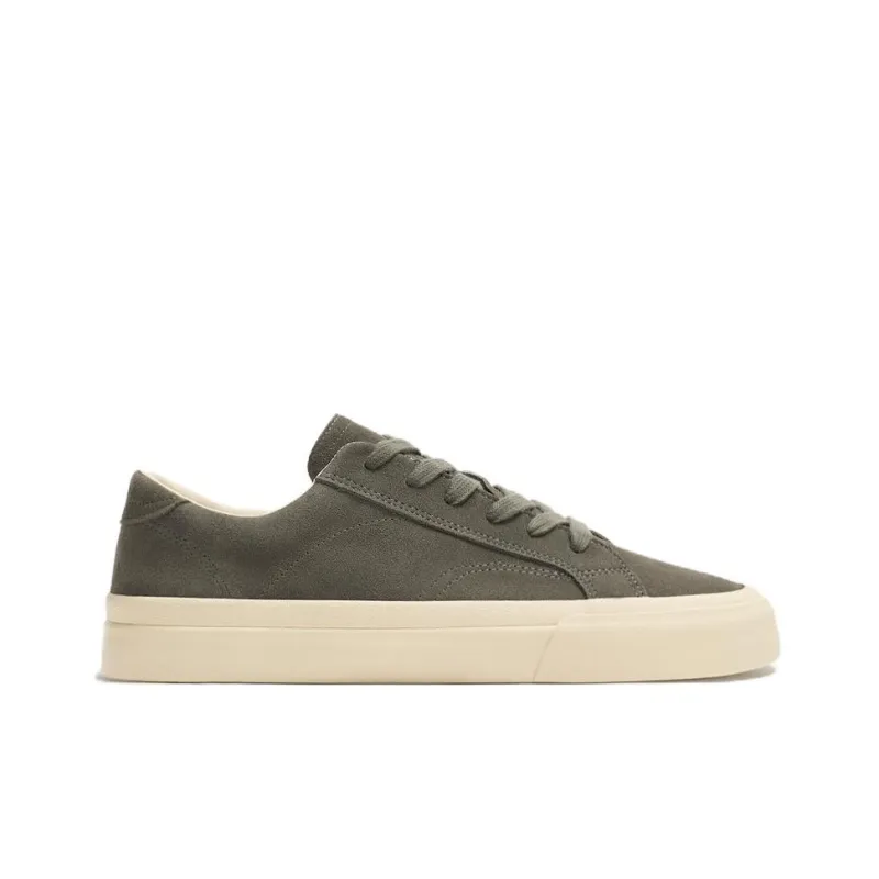 ZARA Low Top Skateboard Shoes Men's Green-1