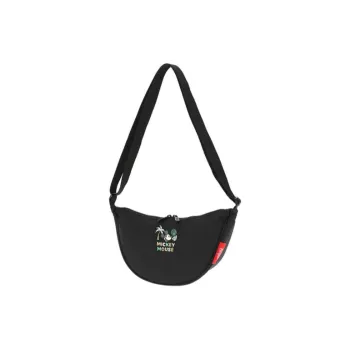 Manhattan Portage Disney Collaboration 1000D CORDURA Classic Fabric Crescent Bag Shoulder Bag Extra Small Unisex Black