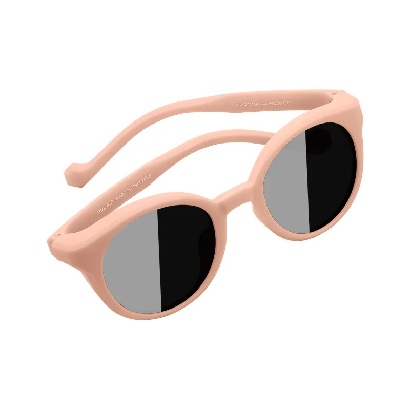 PULAIS TR/Memory Plastic Round Sunglasses Women's-4