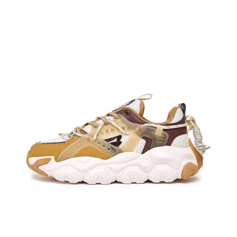 Violentbear Cushioning, Slip Resistant, And Abrasion Resistant Low Top Chunky Sneakers Unisex White Green-14