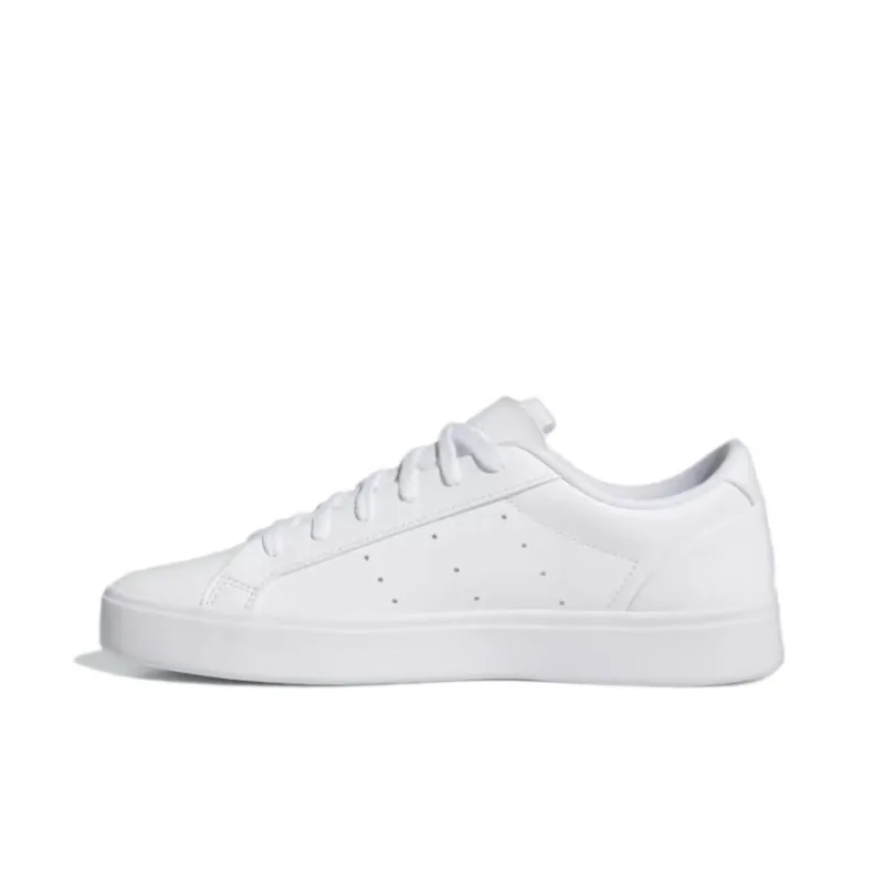 Adidas Sleek Cloud White Core Black Gold Metallic Women's-1