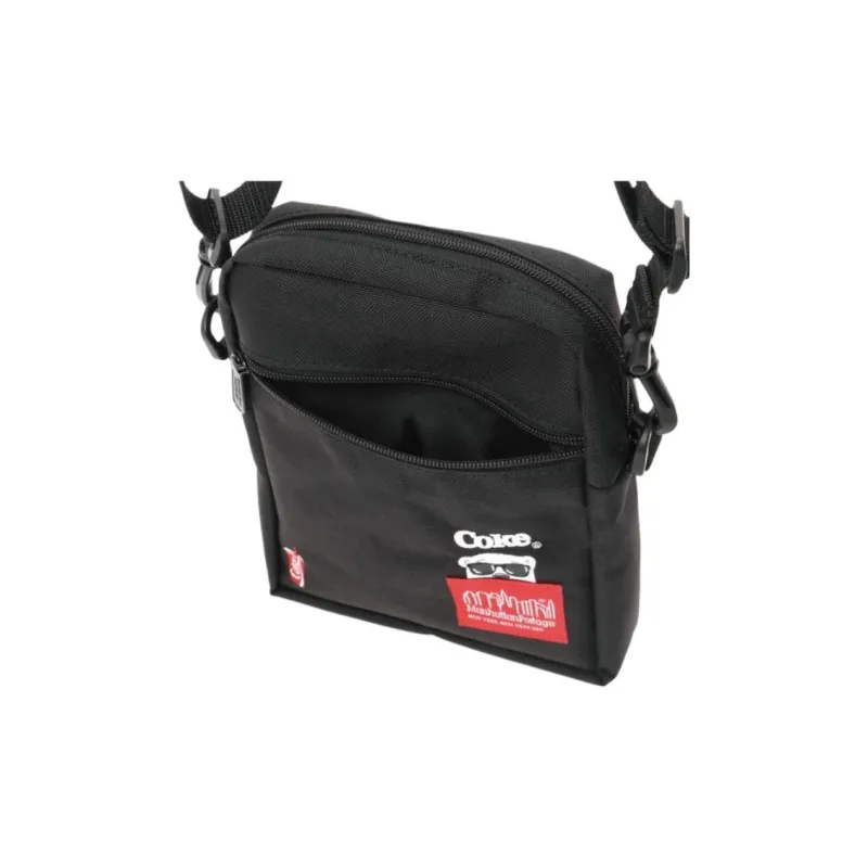 Manhattan Portage Coca-Cola Nylon Shoulder Bag Unisex Black-5