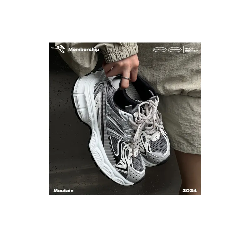 Mule Donkey Low-Top Chunky Sneakers Unisex-18