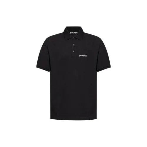 PALM ANGELS Polo Shirts Men Black