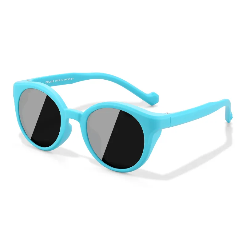 PULAIS TR/Memory Plastic Round Sunglasses Women's-10