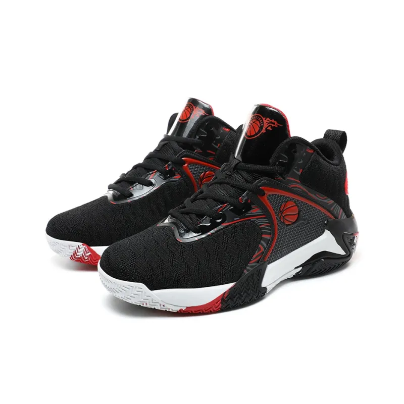 MUSNODO Shock Absorbers With Slip Resistant And Abrasion Resistant Properties Mid Top Basketball Shoes Men's-2