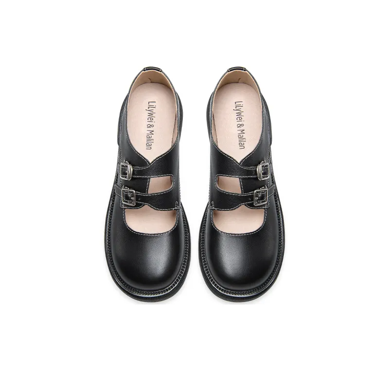 Lily Wei Loafers Women's Black/Red Brown-4
