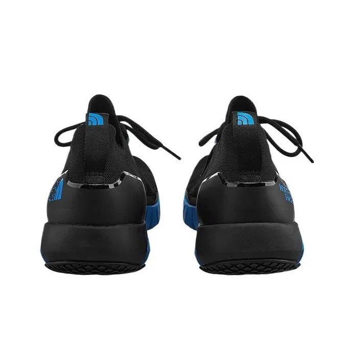 THE NORTH FACE Anti Slip And Wear Resistant Lightweight Low Top EXTS Block Grip Outsole Running Shoes Men's Black/Blue-3