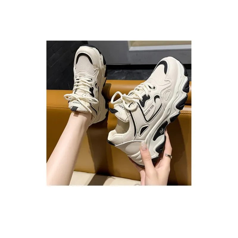 Luji Abrasion Resistant Low Top Chunky Sneakers Women's-6
