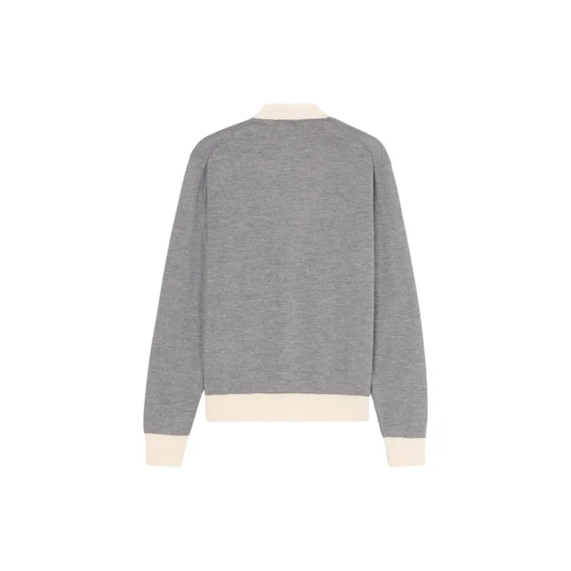 Maison Kitsune Sweater Unisex Gray-1