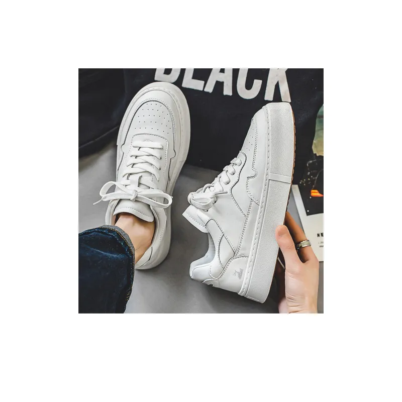 Kangaroo Head Low Top Skateboard Shoes Unisex White-8