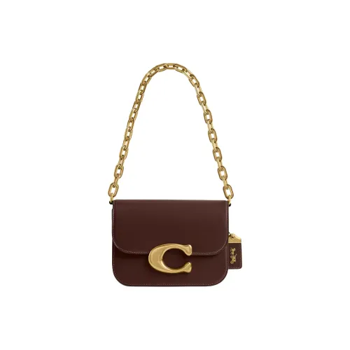 COACH IDOL Refined Calfskin Handbag, Shoulder Bag Trumpets Women's Maple