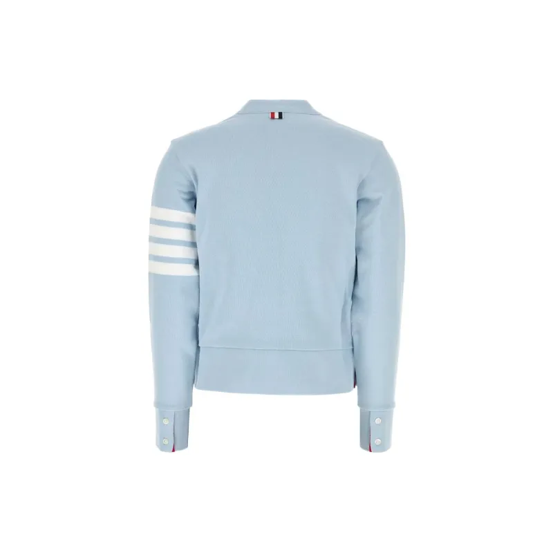 THOM BROWNE V Neck Buttoned Cardigan-1