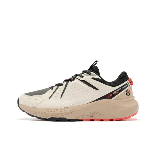 QIAODAN Cold Mountain Running Shoes Men Low-Top Original Berry/Black