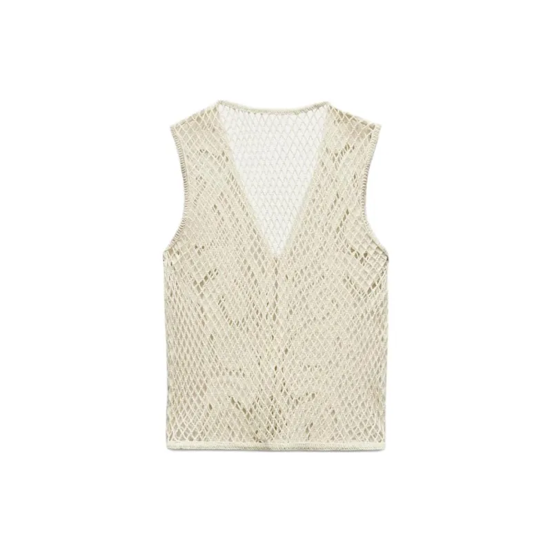 ZARA Tank Top Women's Frosted White-1