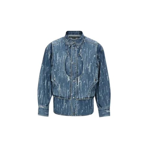 ANDERSSON BELL Denim Jackets Men Blue