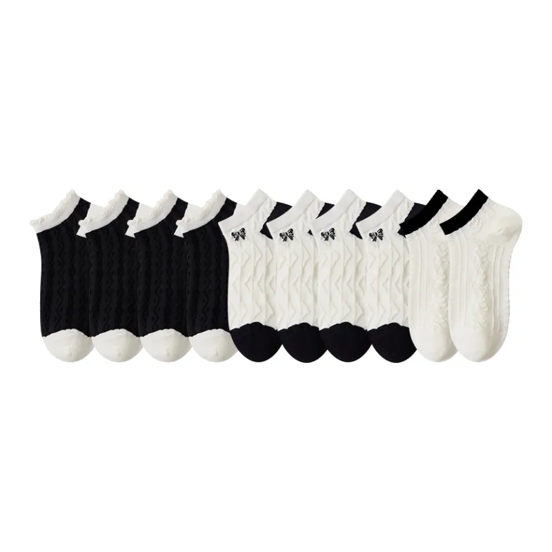 Lan Miao Ankle Socks Women's 10 Pack-5