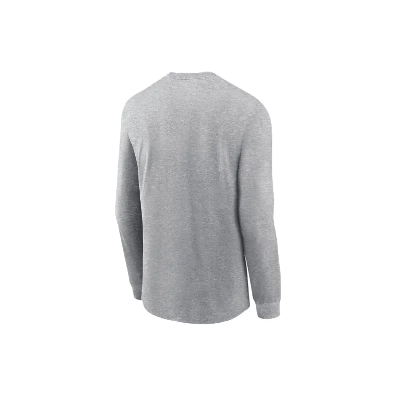 Jordan North Carolina Tar Heels Primary Logo Men's Jordan College Long Sleeve T Shirt-1