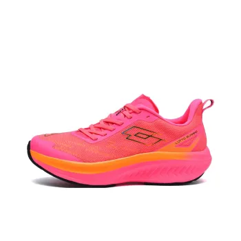 LOTTO Lin Speed PRO Coverage Balance Rebound Low Top Supercritical Foam Running Shoes Men's Rose Pink Red