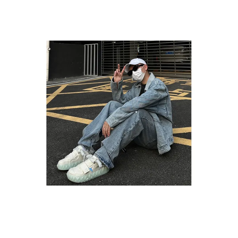 OETZI Ice Mountain Series 4 Ice Man Oz Stylish Skateboarding Shoes Unisex Beige-5