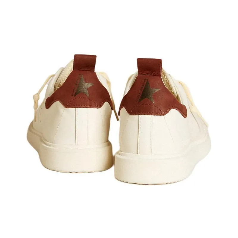 Golden Goose Starter Low-Top Skateboard Shoes Men's White-3