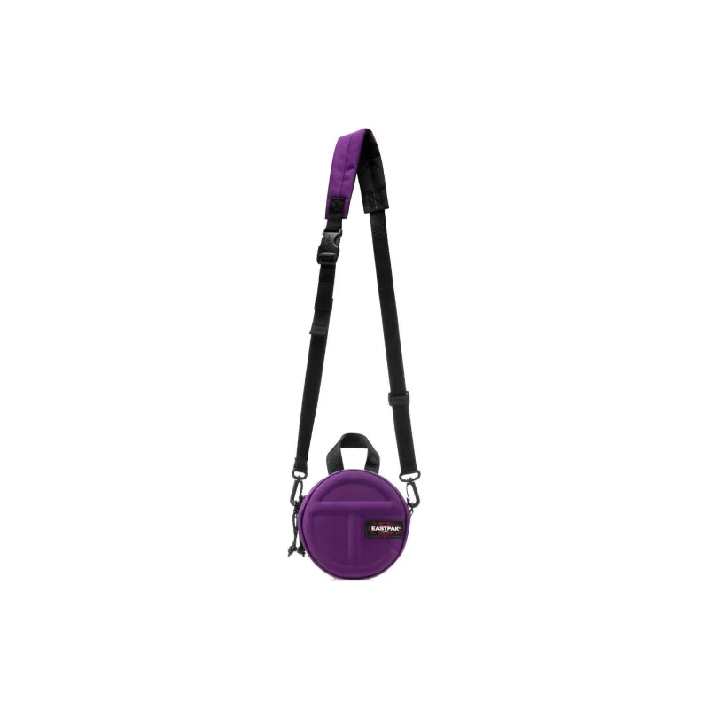 EASTPAK Telfar Collaboration Polyester Small Round Bag, Shoulder Bag, Crossbody Bag, Handbag Regular Unisex Purple-1