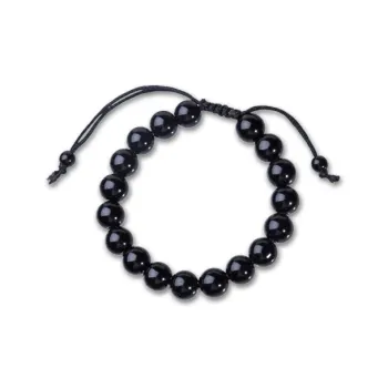 LuluCanaan Obsidian Jade Bracelets Unisex