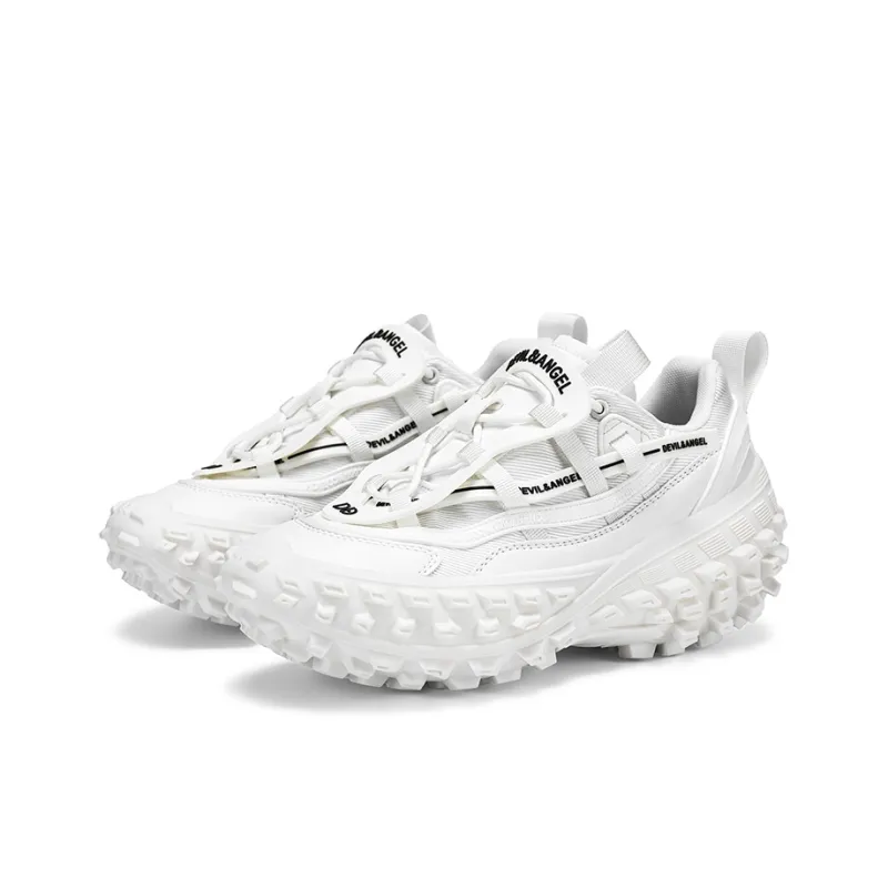 DEVIL AND ANGEL Platform Height Increasing Breathable Low-Top Chunky Sneakers Unisex-3