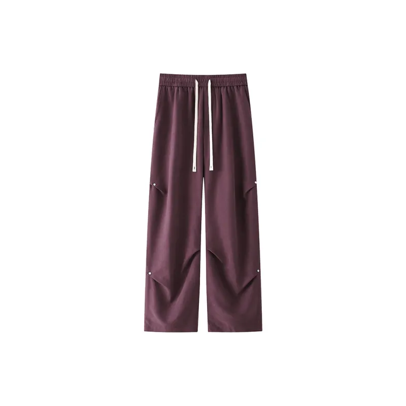 YATSI Casual Pants Unisex Blue Pink-16