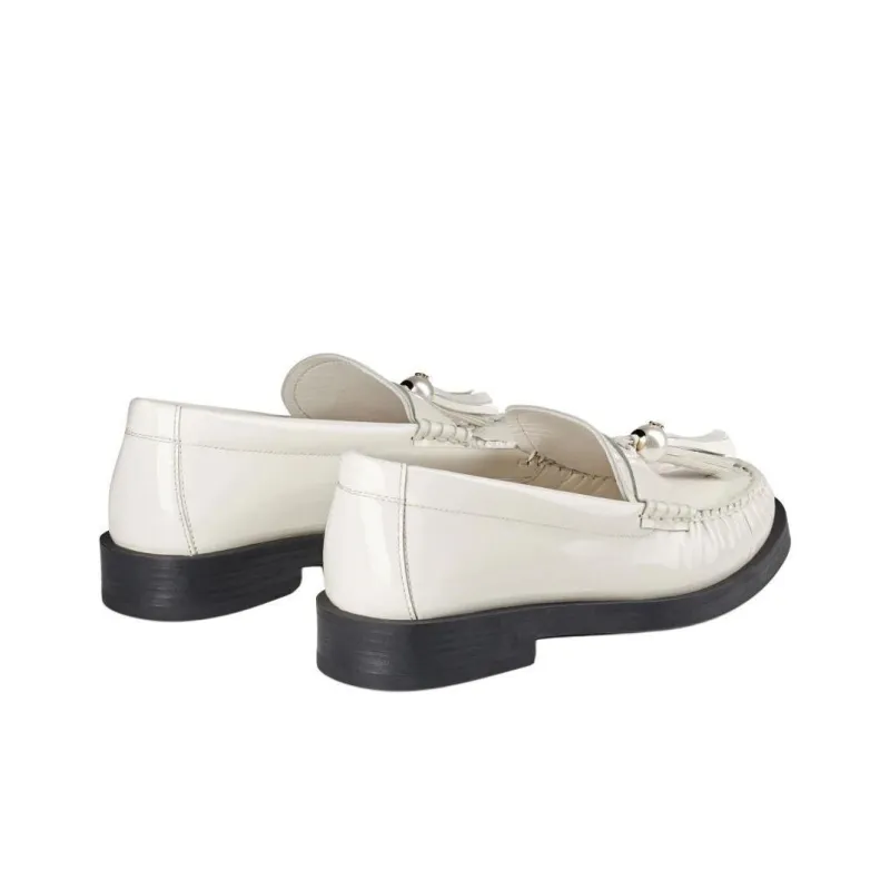 Jimmy Choo Addie Pearl-embellished Leather Loafers-4