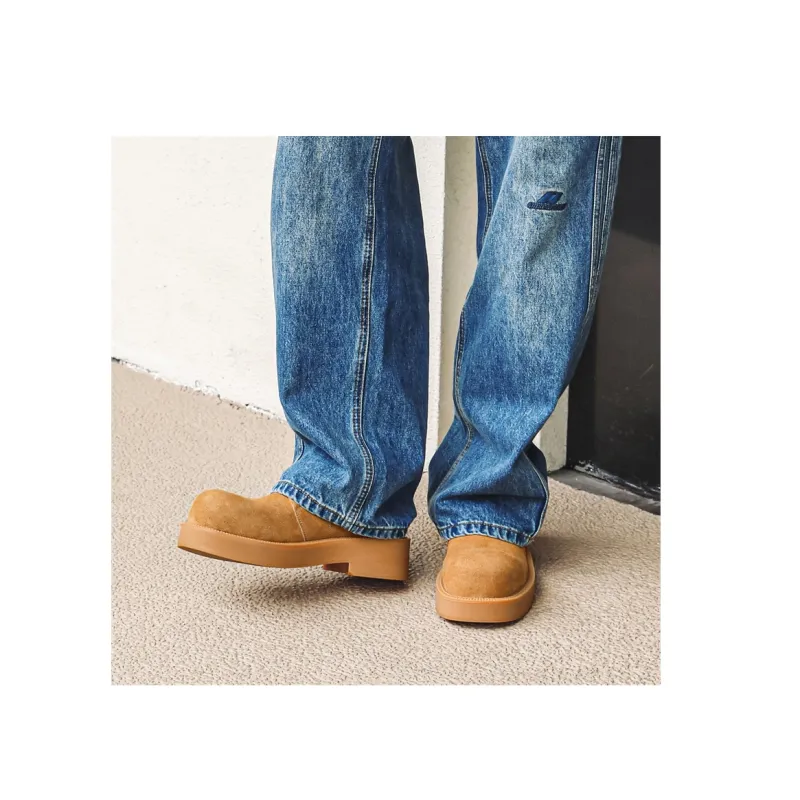 Beidouniao Casual Shoes Men's Tan-8